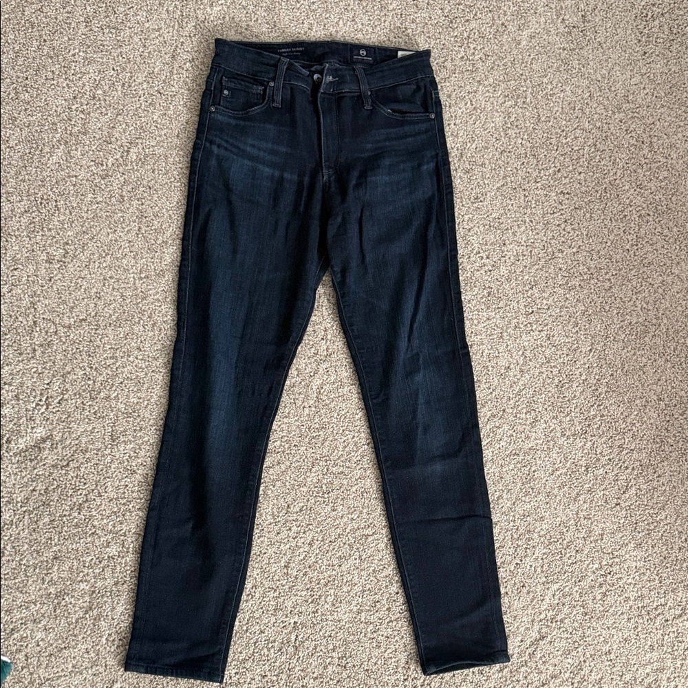 AG Adriano Goldschmied Women's Dark Blue Skinny Jeans